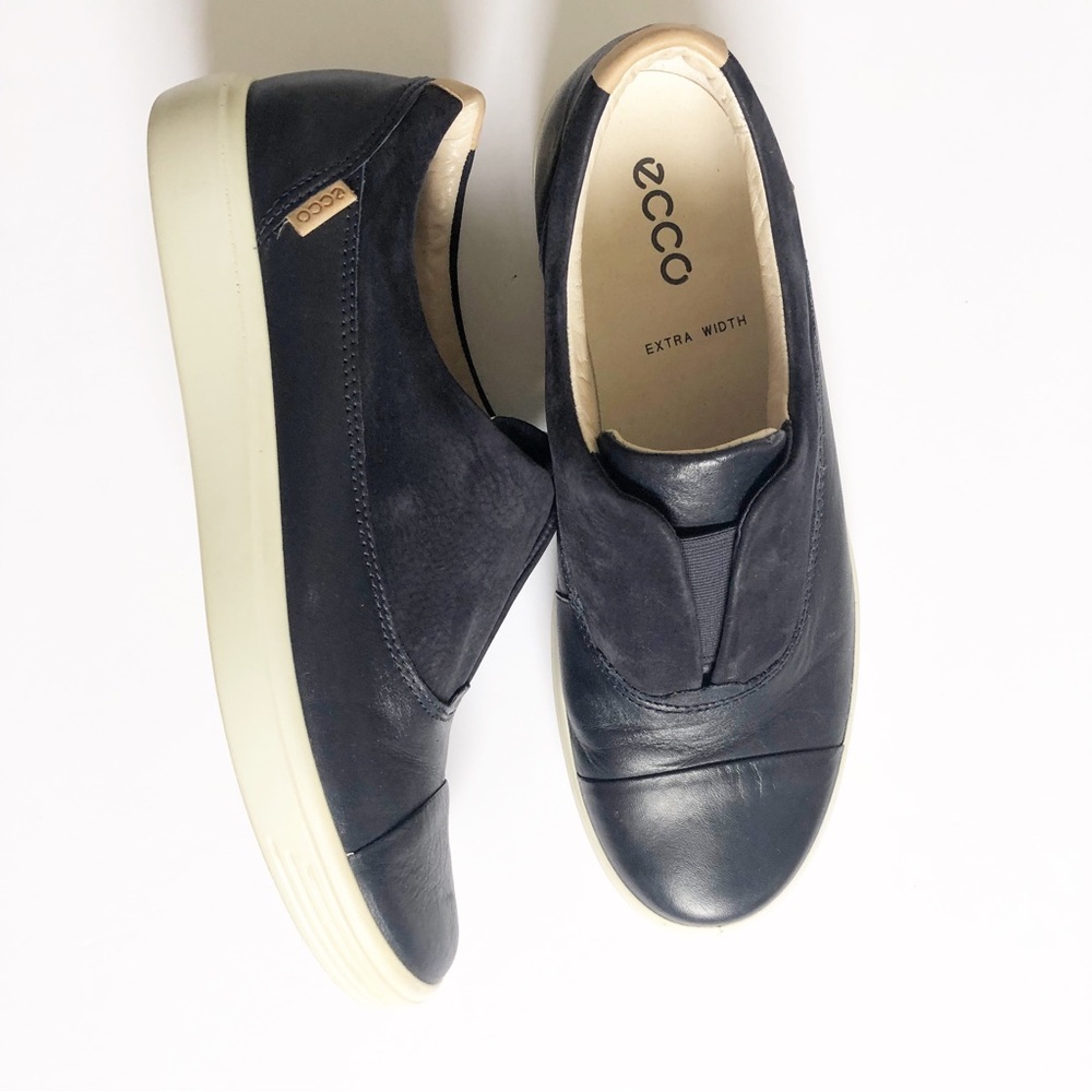 ecco womens soft 7 woven slip on